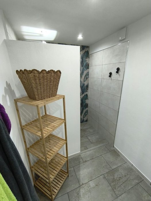 Bodengleiche Regendusche